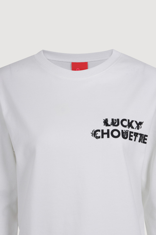 LUCKY CHOUETTE - 티셔츠 - Solid Long-sleeved T-Shirt