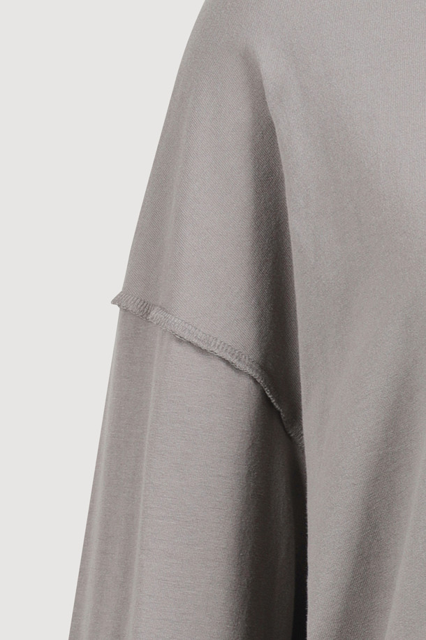 LUCKY CHOUETTE - 긴소매 티셔츠 - Chouetties by LUCKY CHOUETTE_Loose Fit Long T-shirt (grey)