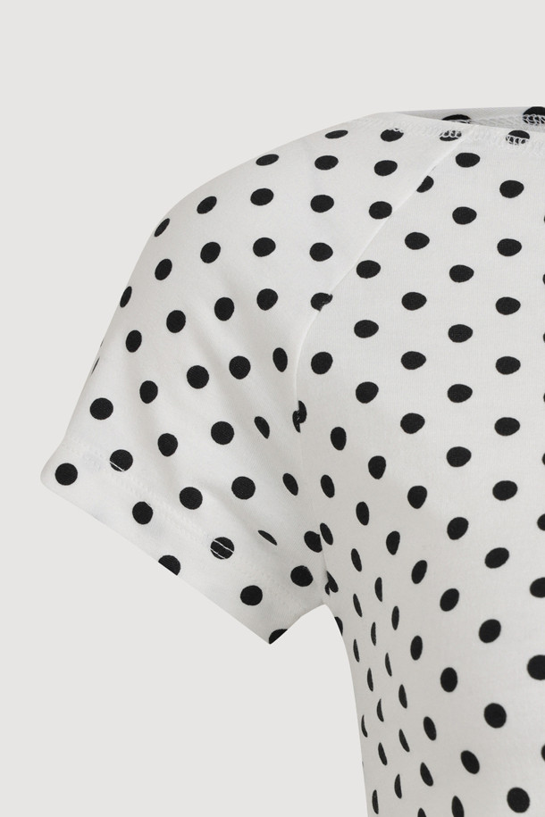 LUCKY CHOUETTE - 반소매 티셔츠 - Chouetties by LUCKY CHOUETTE_Boat Neck Half Sleeve T-shirt (white)