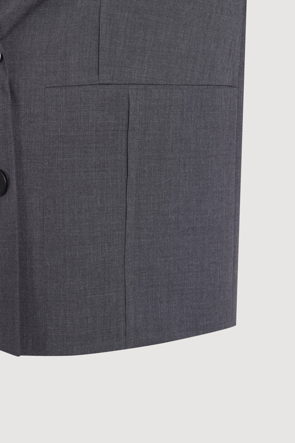 LUCKY CHOUETTE - 자켓 - [Re-Order] Pintuck Pocket Single Jacket