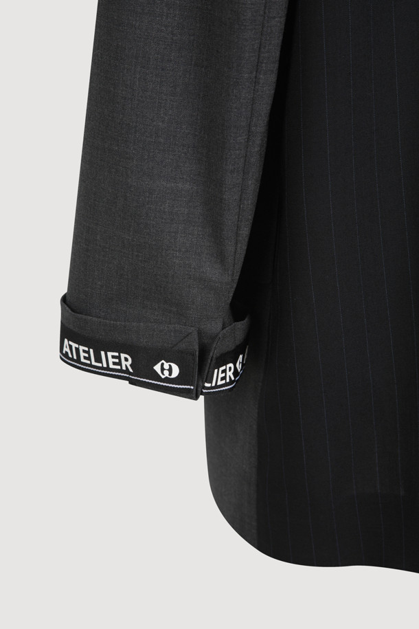 LUCKY CHOUETTE - 자켓 - [Atelier] Pocket Button Double Check Jacket