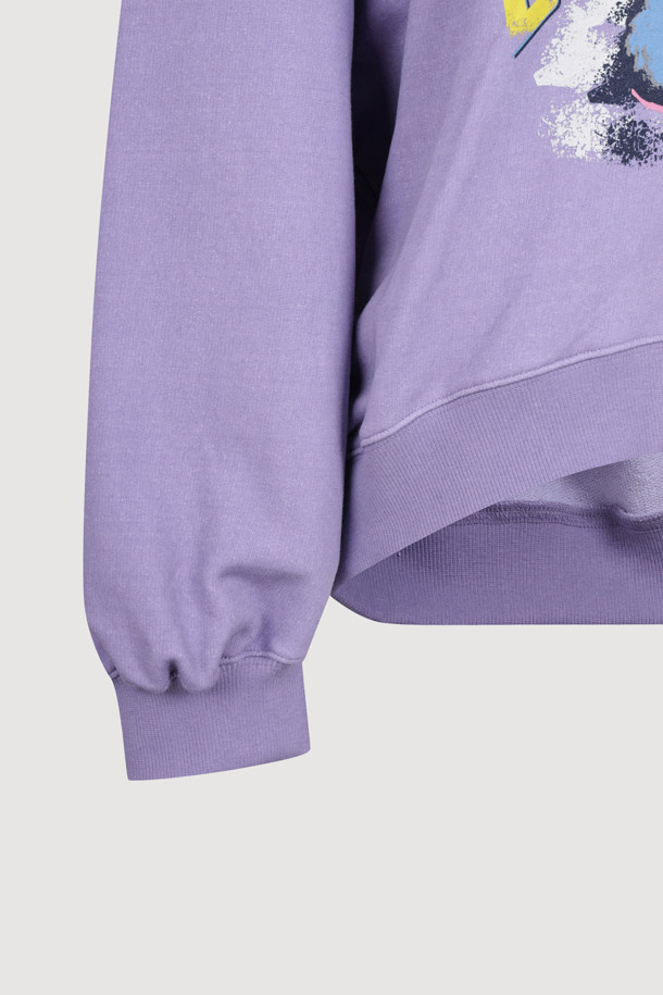 LUCKY CHOUETTE - 스웻셔츠 - Chouette Point Sweat T-shirt (violet)