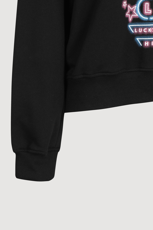 LUCKY CHOUETTE - 스웻셔츠 - [Holiday Edition] Chouette Point Sweatshirts (black)