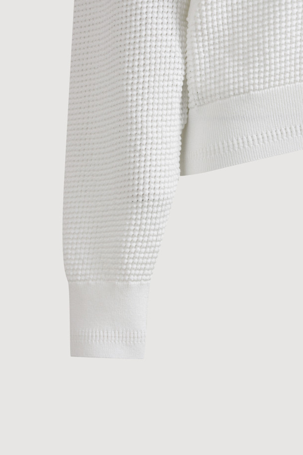 LUCKY CHOUETTE - 가디건 - Sailor Crochet Knit Cardigan (ivory)