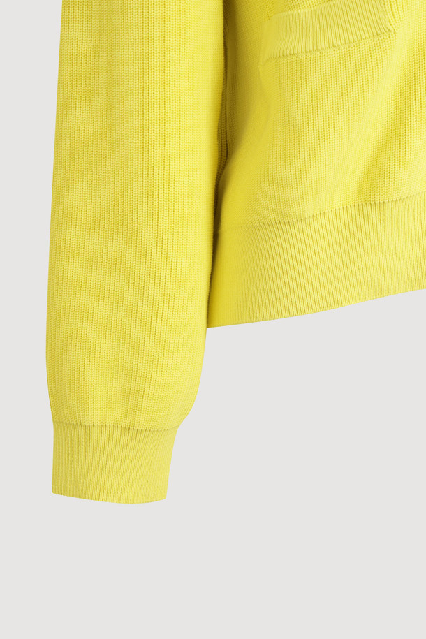 LUCKY CHOUETTE - 가디건 - [Atelier] Back Anchor Point Cardigan (yellow)