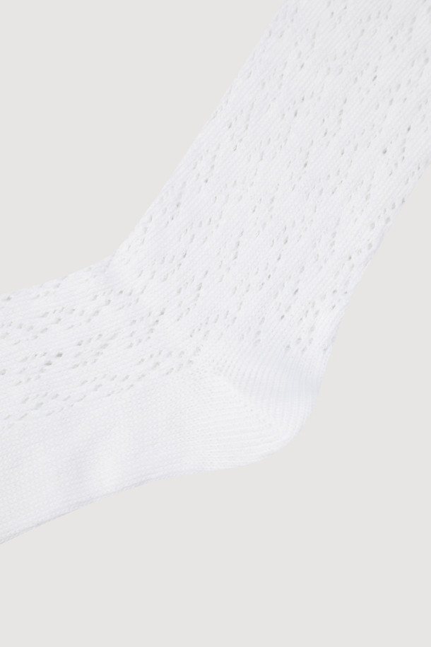 LUCKY CHOUETTE - 양말 - [Re-Order] A-Ribbon Decoration Roomy Socks