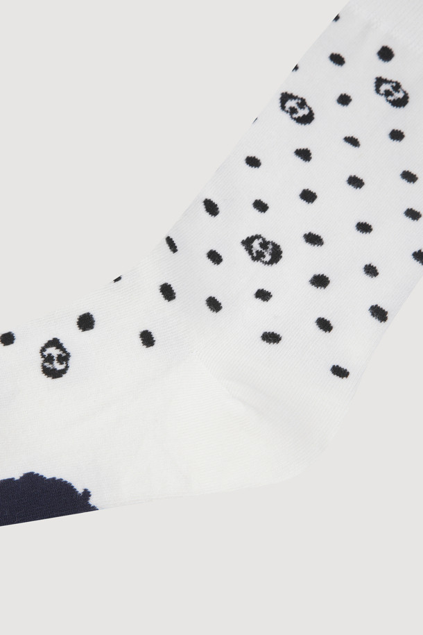 LUCKY CHOUETTE - 양말 - Dot Socks(white)