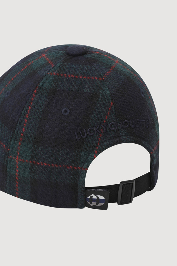 LUCKY CHOUETTE - 모자 - [Holiday Edition] Chouette Check Ball Cap (green)