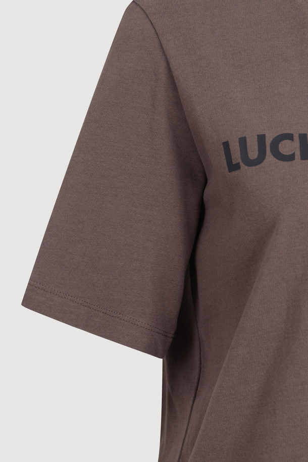 LUCKY CHOUETTE - 티셔츠 - Logo Half Sleeve T-shirt