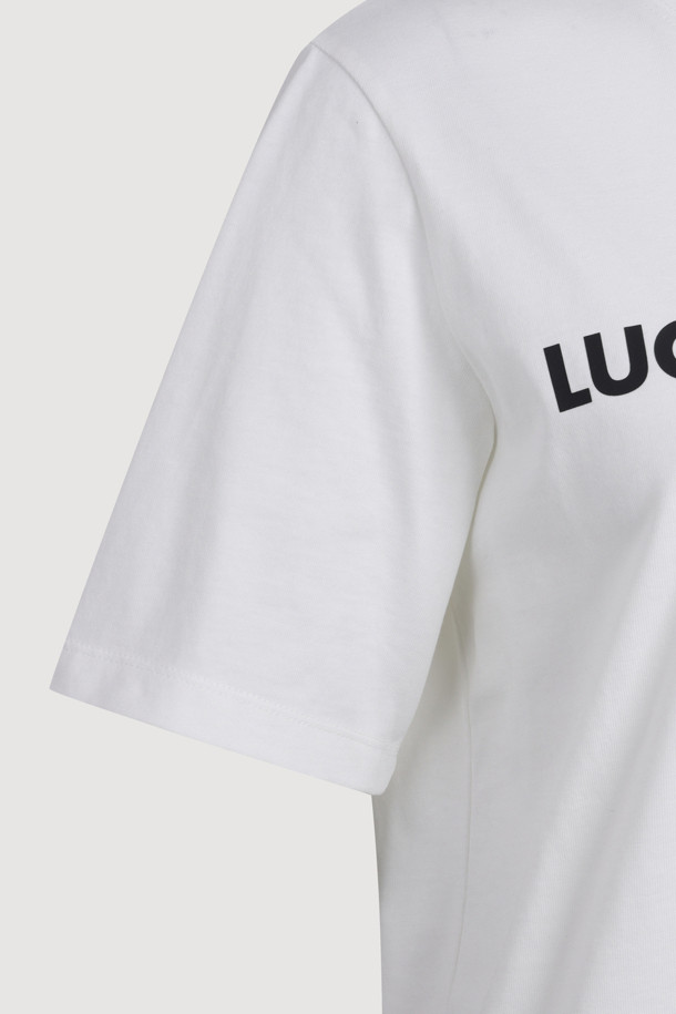 LUCKY CHOUETTE - 티셔츠 - Logo Half Sleeve T-shirt