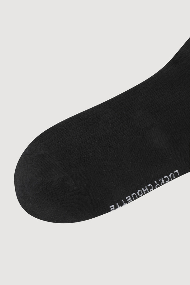 LUCKY CHOUETTE - 양말 - Chouetties by LUCKY CHOUETTE_Basic Ribbed Socks