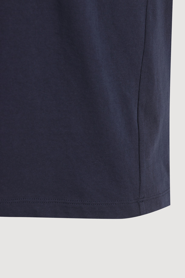LUCKY CHOUETTE - 반소매 티셔츠 - Chouetties by LUCKY CHOUETTE_Ribbon Point Half Sleeve T-shirt (navy)