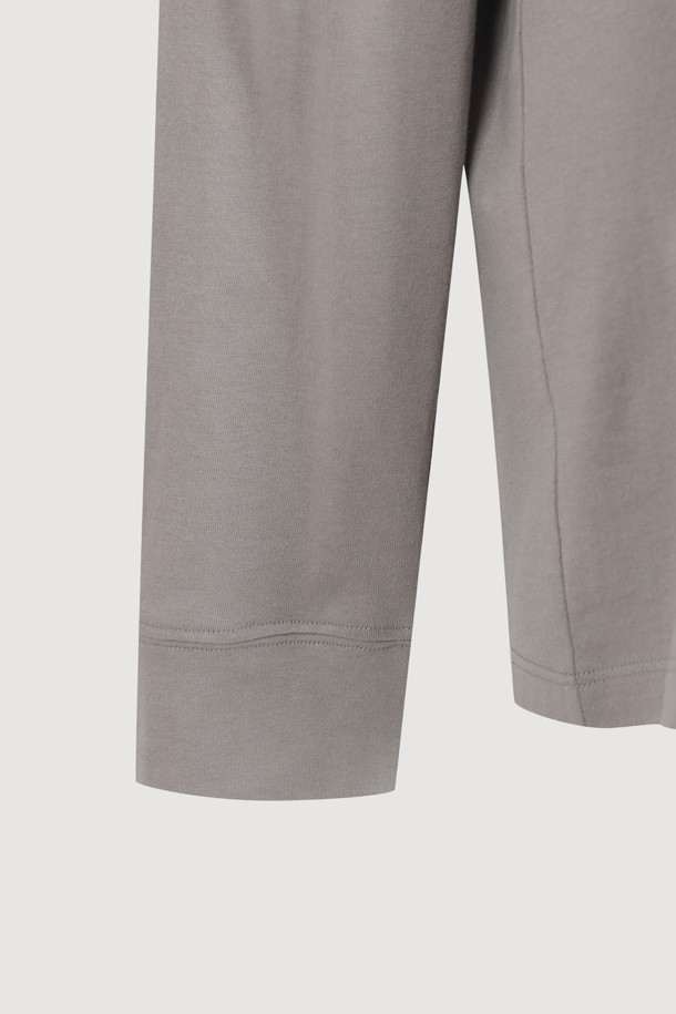 LUCKY CHOUETTE - 긴소매 티셔츠 - Chouetties by LUCKY CHOUETTE_Loose Fit Long T-shirt (grey)