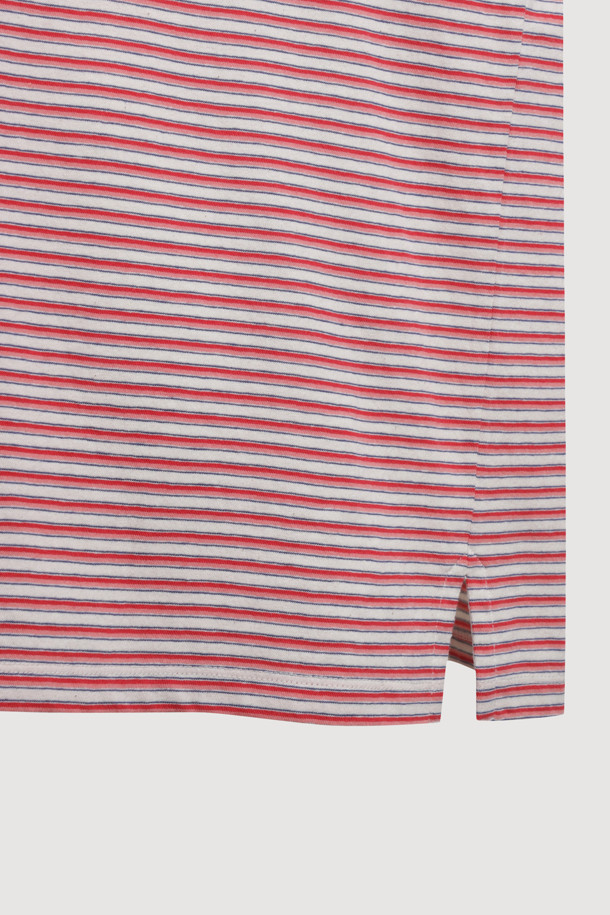LUCKY CHOUETTE - 긴소매 티셔츠 - Chouetties by LUCKY CHOUETTE_Stripe PK Long T-shirt (pink)