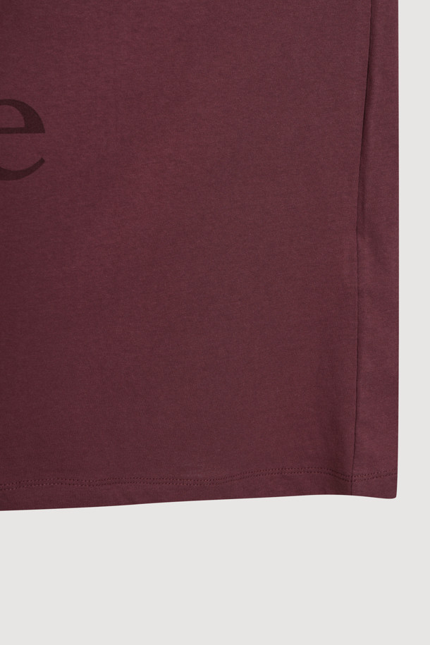 LUCKY CHOUETTE - 반소매 티셔츠 - [Re-Order] Chouetties by LUCKY CHOUETTE_Graphic Semi Over Fit Half Sleeve T-shirt (purple)