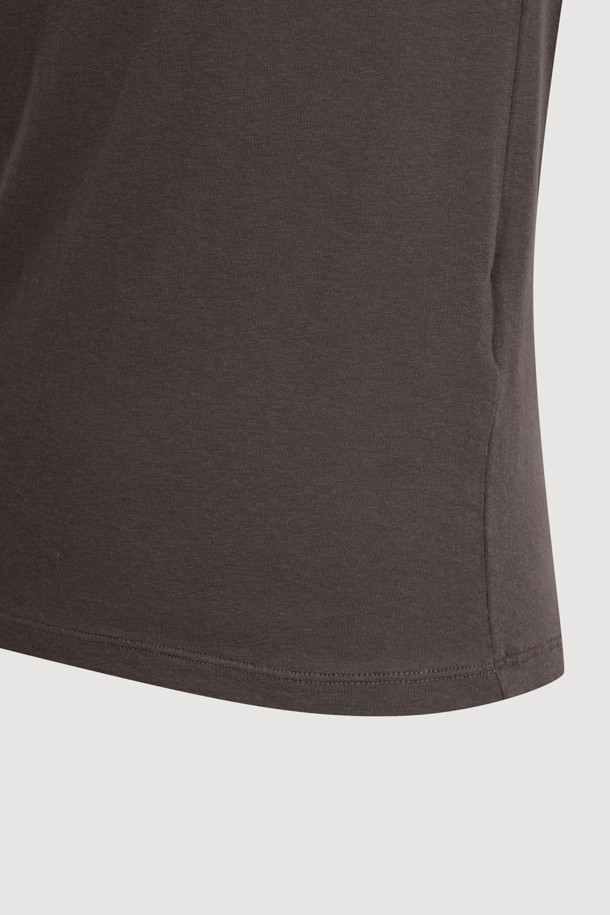 LUCKY CHOUETTE - 반소매 티셔츠 - Chouetties by LUCKY CHOUETTE_Boat Neck Half Sleeve T-shirt (grey)