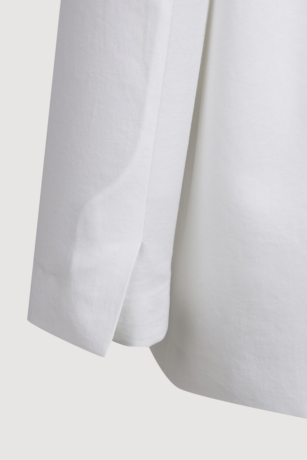 LUCKY CHOUETTE - 자켓 - Pocket Ribbon Single Jacket (ivory)