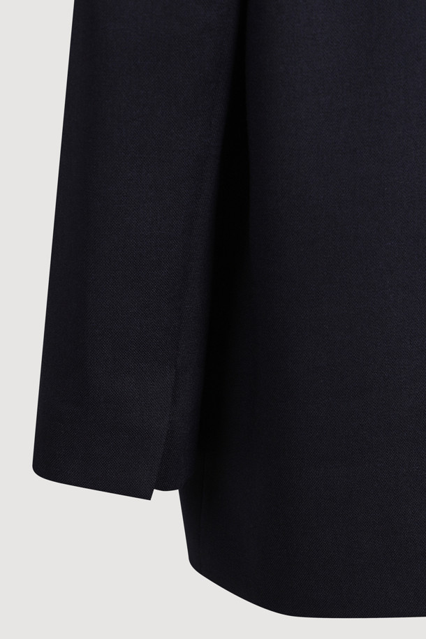 LUCKY CHOUETTE - 자켓 - Pocket Ribbon Single Jacket (dark navy)