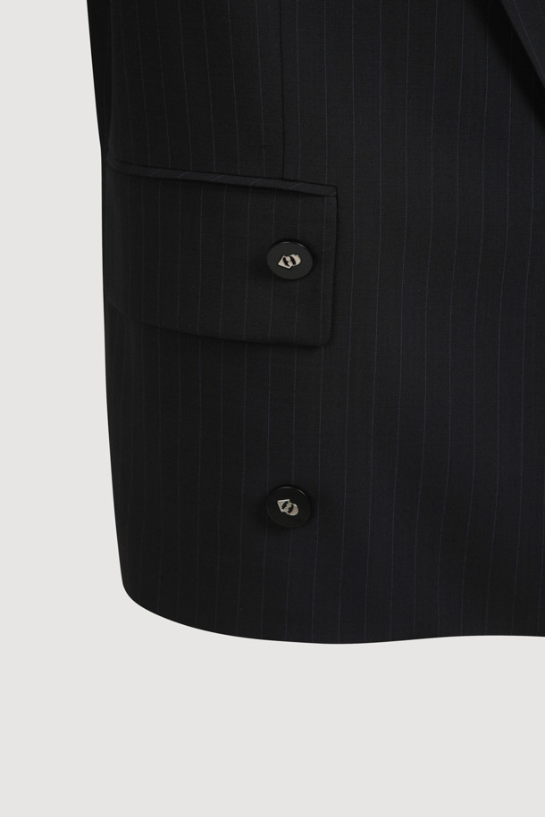 LUCKY CHOUETTE - 자켓 - [Atelier] Pocket Button Double Check Jacket
