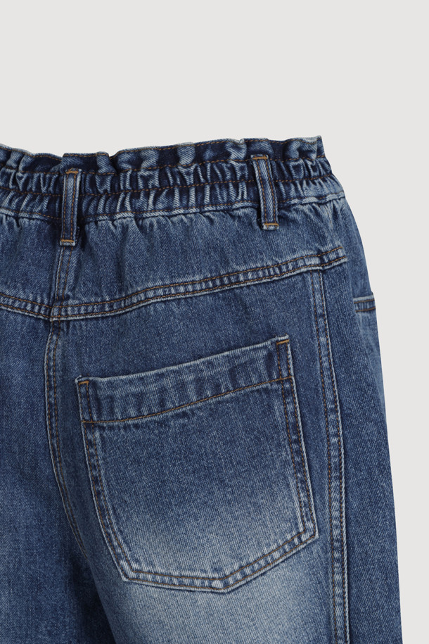 LUCKY CHOUETTE - 쇼트팬츠 - [Holiday Edition] Studded Denim Shorts (blue)