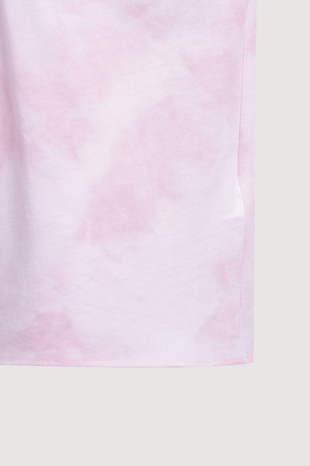 LUCKY CHOUETTE - 반소매 티셔츠 - Bustier Point Half Sleeve T-shirt (pink)