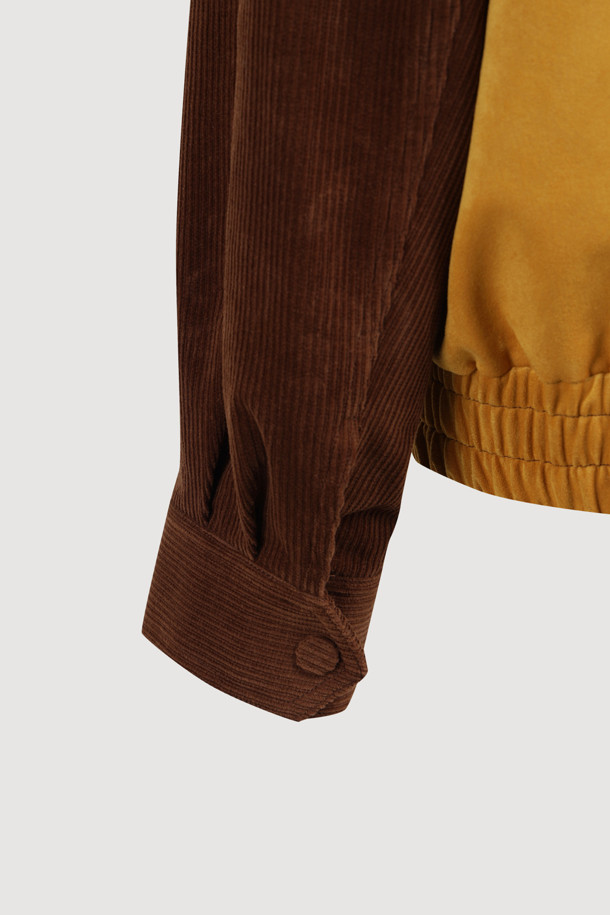 코듀로이 슬리브 페이크 스웨이드 점퍼 (옐로우)는 부드러운 스웨이드 소재의 몸판과 코듀로이 소매의 조화가 돋보이는 여성용 점퍼입니다. 캐주얼, 미니멀, 클래식 스타일을 아우르는 디자인으로, 가을과 겨울에 따뜻하게 착용하기 좋습니다. 오버핏 크롭 기장으로 편안한 착용감을 선사하며, 빅 사이즈 포켓과 금속 지퍼 디테일이 돋보입니다. 여행룩, 캠핑룩 등 다양한 TPO에 활용 가능하며, 옐로우와 브라운 두 가지 컬러로 만나볼 수 있습니다.
