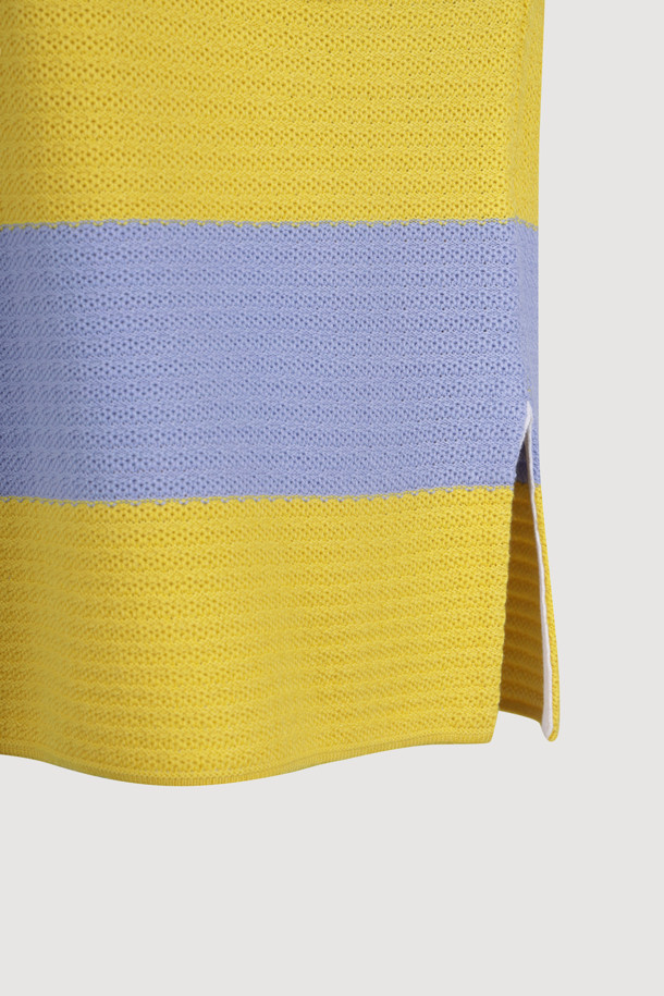 LUCKY CHOUETTE - 스웨터 - Stripe Terry Knit Pullover (yellow)