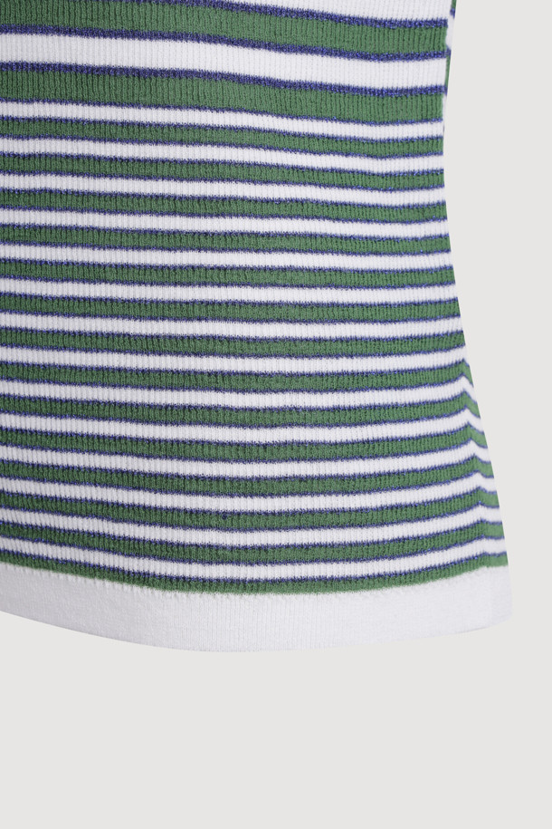 LUCKY CHOUETTE - 스웨터 - Stripe Slim Fit Pullover (green)