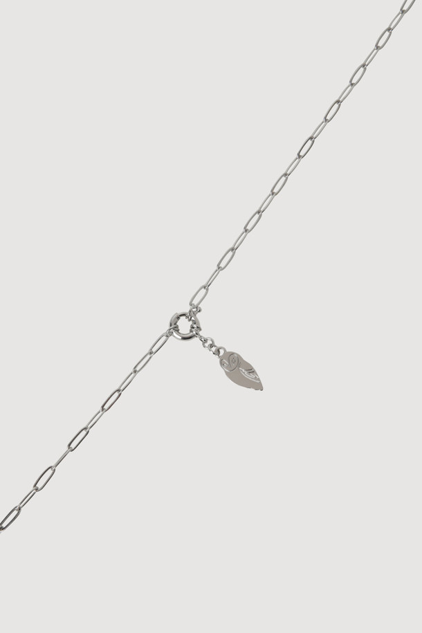 LUCKY CHOUETTE - 목걸이 - Chouette Decoration Chain Necklace (silver)