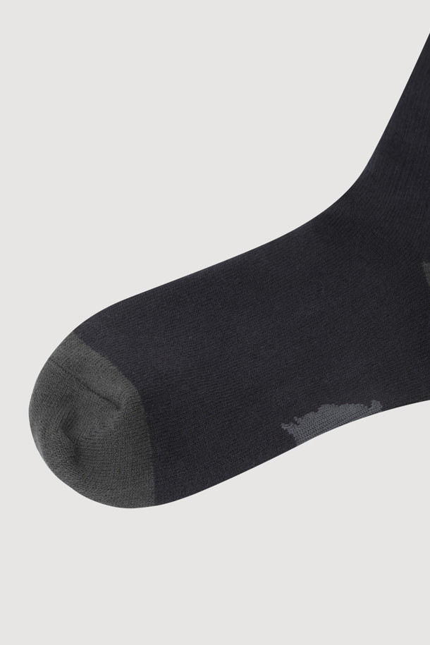 LUCKY CHOUETTE - 양말 - Lettering Socks (dark navy)