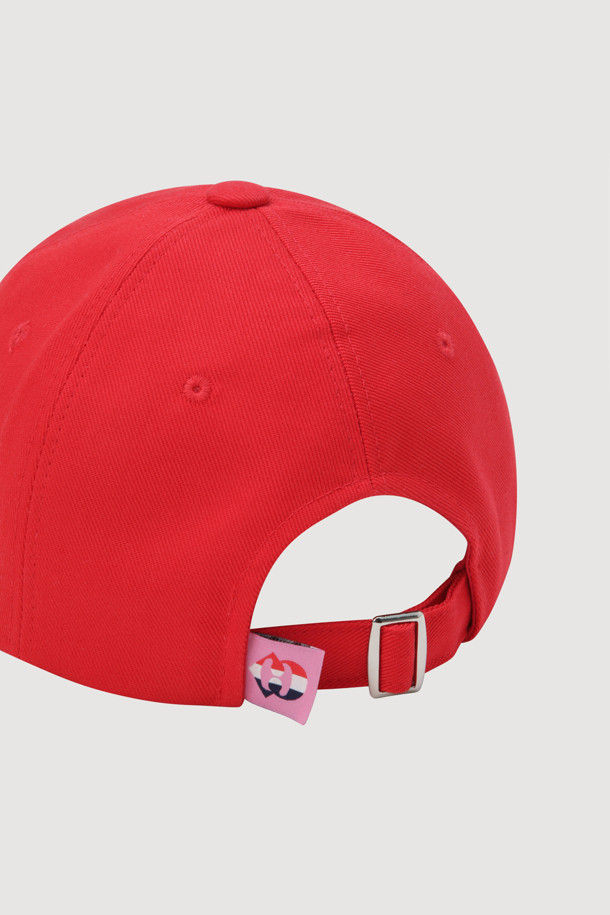 LUCKY CHOUETTE - 모자 - Lettering Ball Cap (red)