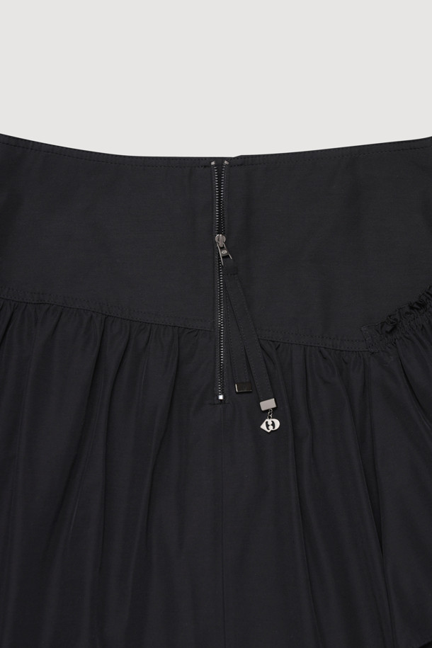 LUCKY CHOUETTE - 스커트/팬츠 - Ruffle Tirered Skirt (black)