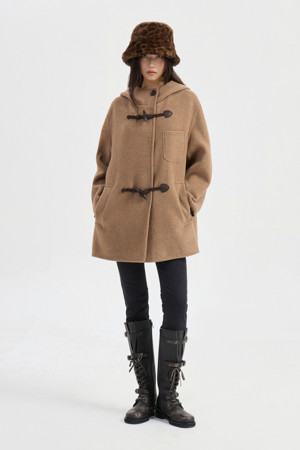 Toggle Hood Coat (camel)