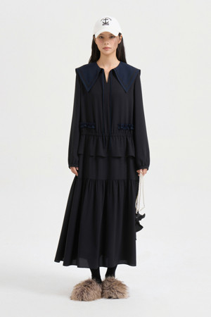 MARGARIN FINGERS] [24SUMMER] LACE BELLE LONG ONE-PIECE