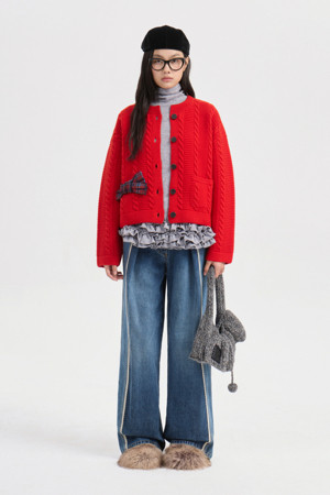 Tape Point Denim Pants (blue)