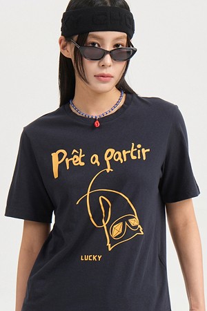 Chouette Point Basic Fit Half Sleeve T-shirt (dark navy)