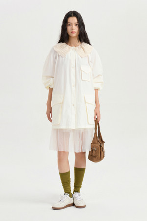 Knit Collar Jumper (ivory)