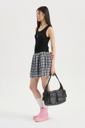 Chouetties by LUCKY CHOUETTE_U Neck Sleeveless Dress (black)