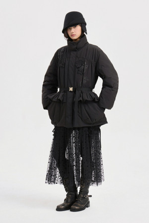 [Atelier] Option Belt Down Jumper (black)