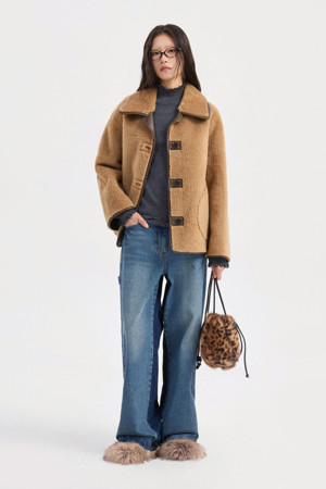 Fake Fur Jumper (camel)