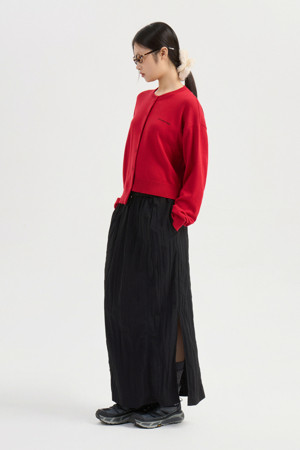 Chouetties by LUCKY CHOUETTE_Waist String Long Skirt (black)