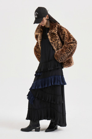 Leopard Fake Fur Jumper (brown)