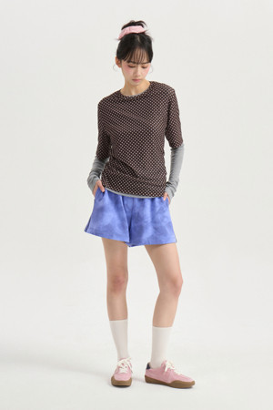 Obi Point Jersey Banding Shorts (blue)