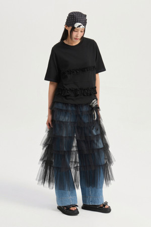 Frill Point Half Sleeve T-shirt