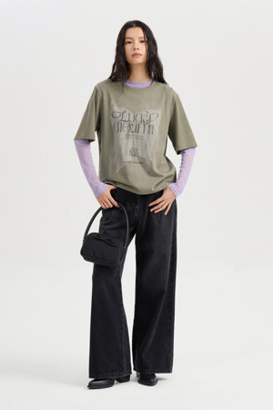 [Re-Order] Semi Wide Denim Pants