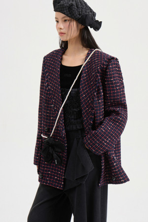 [Atelier] Sailor Tweed Jacket (navy)