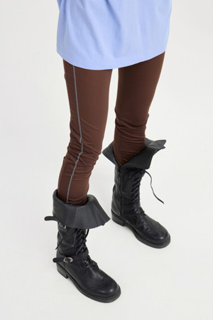 Jersey Leggings Pants (brown)