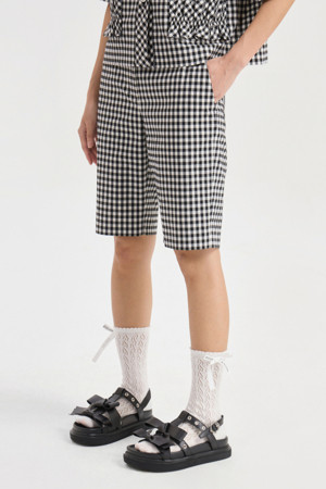 Check Shorts (black)