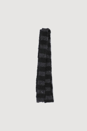 Chouetties by LUCKY CHOUETTE_Stripe Knit Muffler(black)