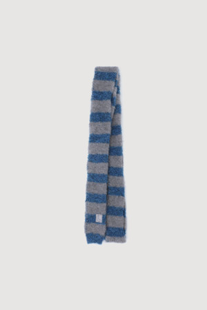 [Re-Order] Chouetties by LUCKY CHOUETTE_Stripe Knit Muffler(blue)